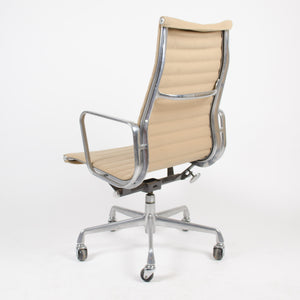 SOLD Herman Miller Eames Aluminum Group High Back Desk Chair Tan Hopsack 90's