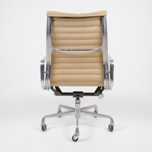 SOLD Herman Miller Eames Aluminum Group High Back Desk Chair Tan Hopsack 90's