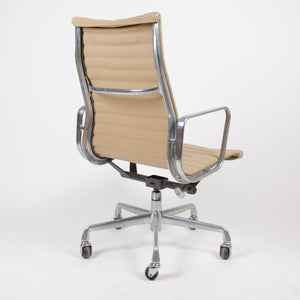 SOLD Herman Miller Eames Aluminum Group High Back Desk Chair Tan Hopsack 90's