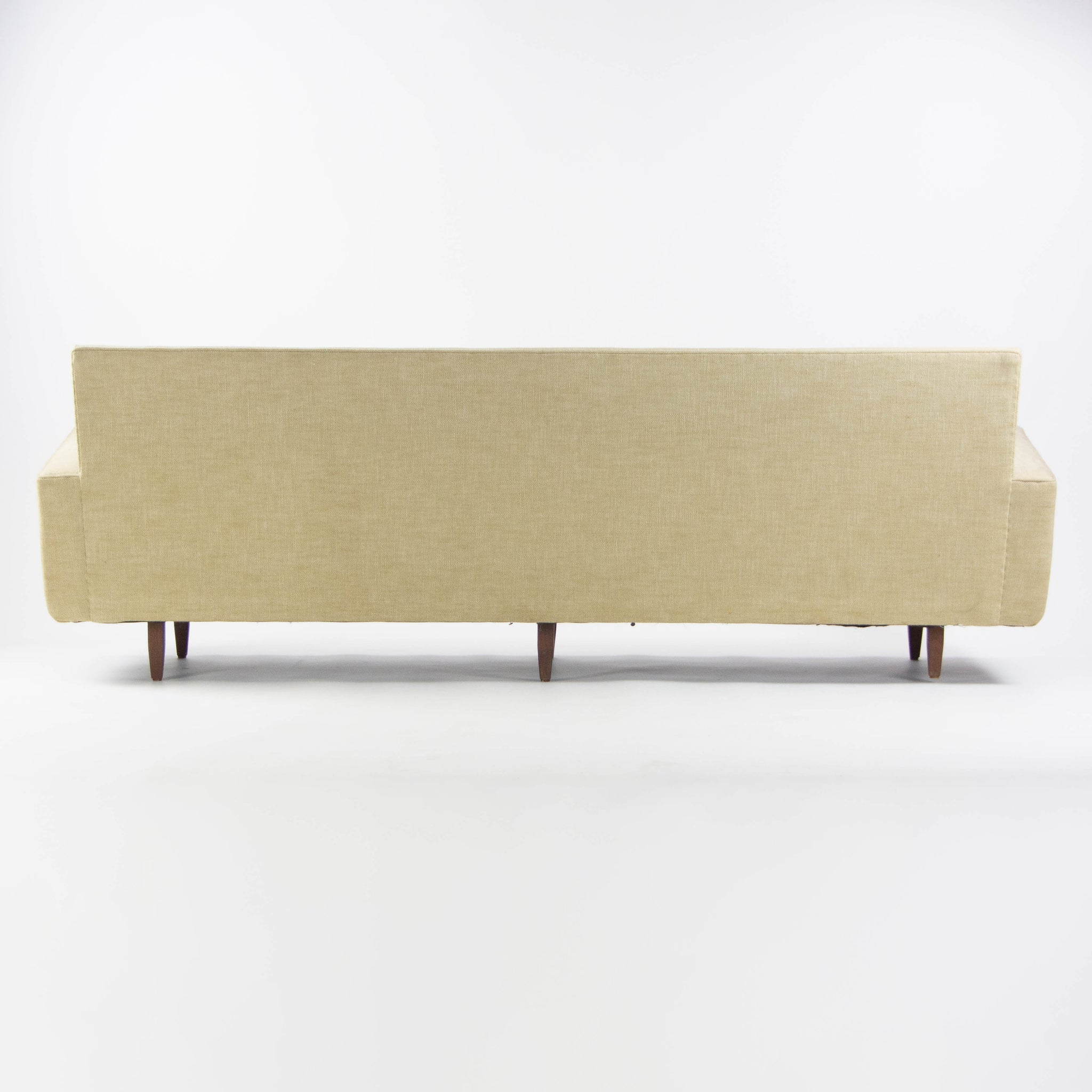 SOLD 1950's Florence Knoll Associates Museum Quality Original Fabric Three Seat Sofa