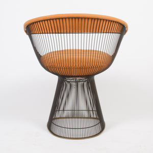 SOLD Knoll Warren Platner Lounge Dining Arm Chair Mid Century Bronze