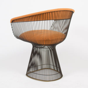 SOLD Knoll Warren Platner Lounge Dining Arm Chair Mid Century Bronze