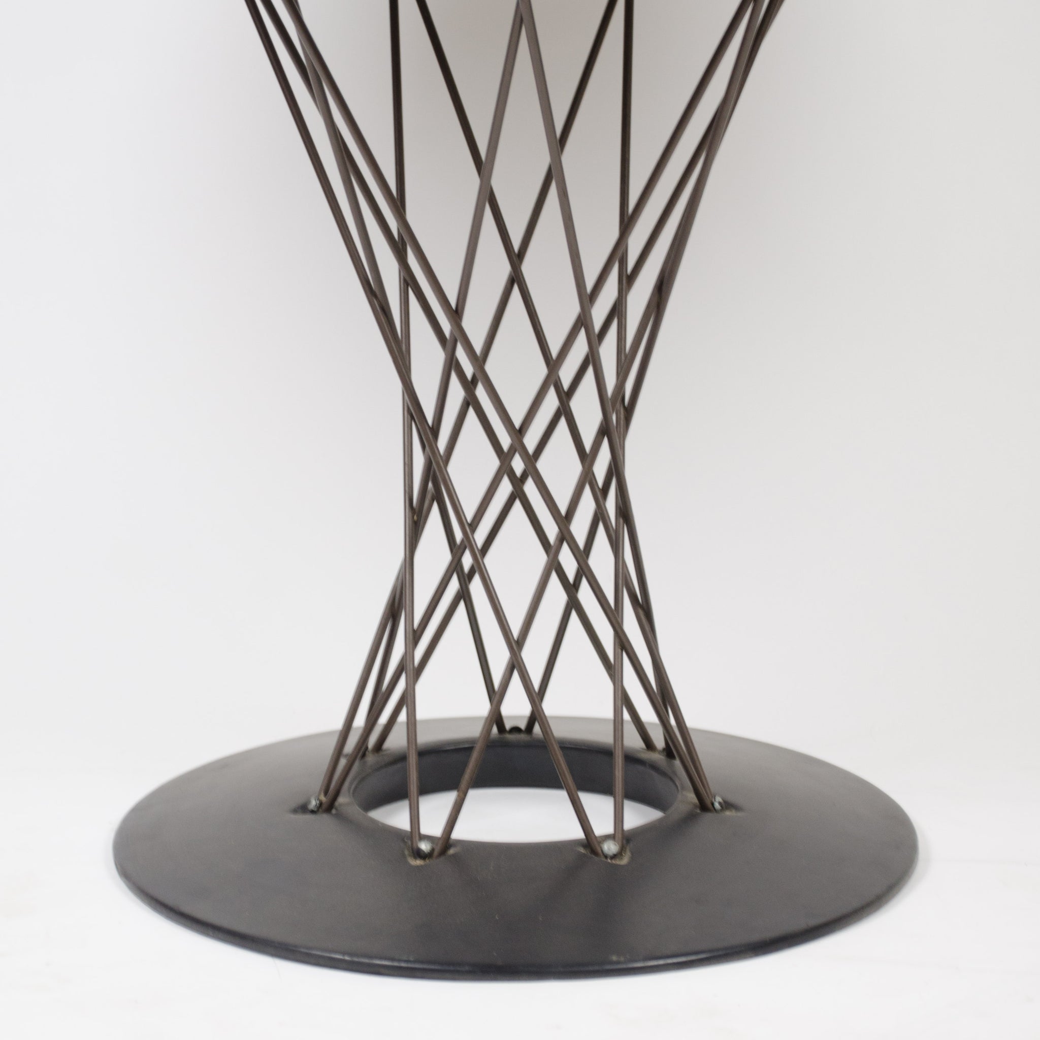 SOLD Black Isamu Noguchi For Knoll Associates Original 1950‘s Cyclone Wire Din Table