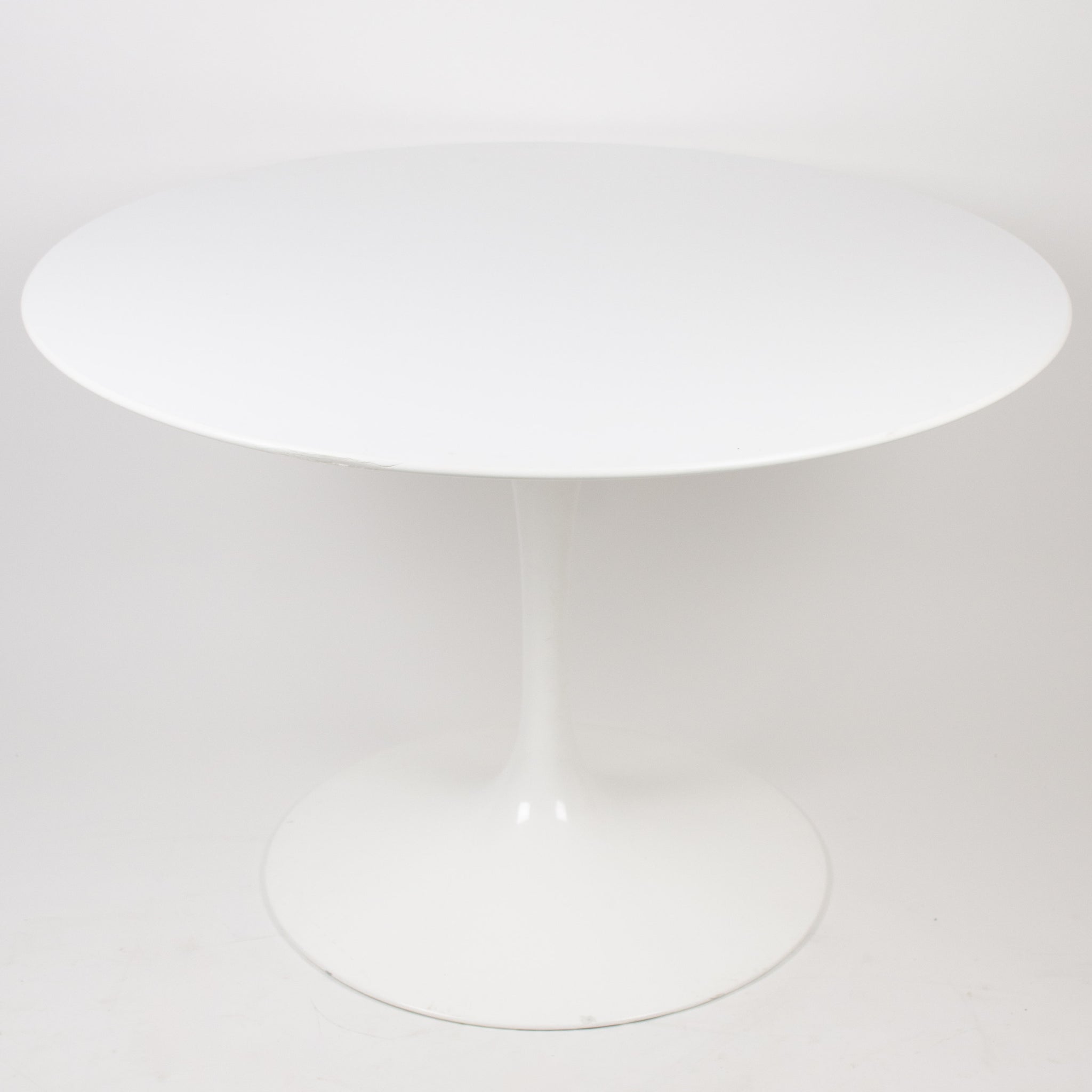 SOLD Eero Saarinen For Knoll 42 Inch Tulip Conference / Dining Table White Top 2000's