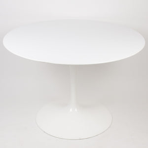 SOLD Eero Saarinen For Knoll 42 Inch Tulip Conference / Dining Table White Top 2000's