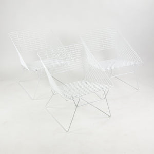 SOLD 1970's Verner Panton Fritz Hansen Outdoor Lounge Chairs Restored Set of 3