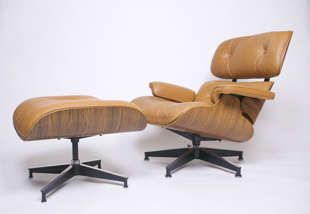 SOLD Herman Miller Eames Lounge Chair & Ottoman Rosewood 670 671 1970's