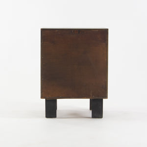 1950s George Nelson Herman Miller BSC Bedside End Side Table Dark Walnut