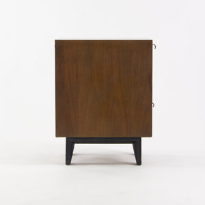 1950s George Nelson Herman Miller BSC Bedside End Side Table Dark Walnut