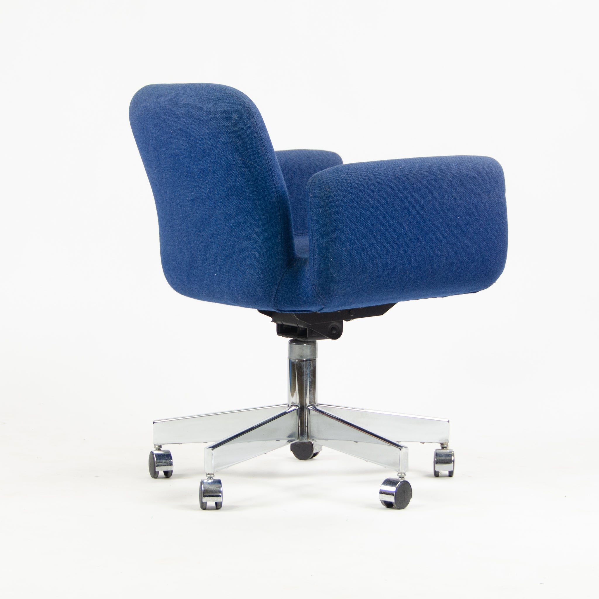 SOLD Castelli Rolling Office Chair Vintage Blue Hopsack