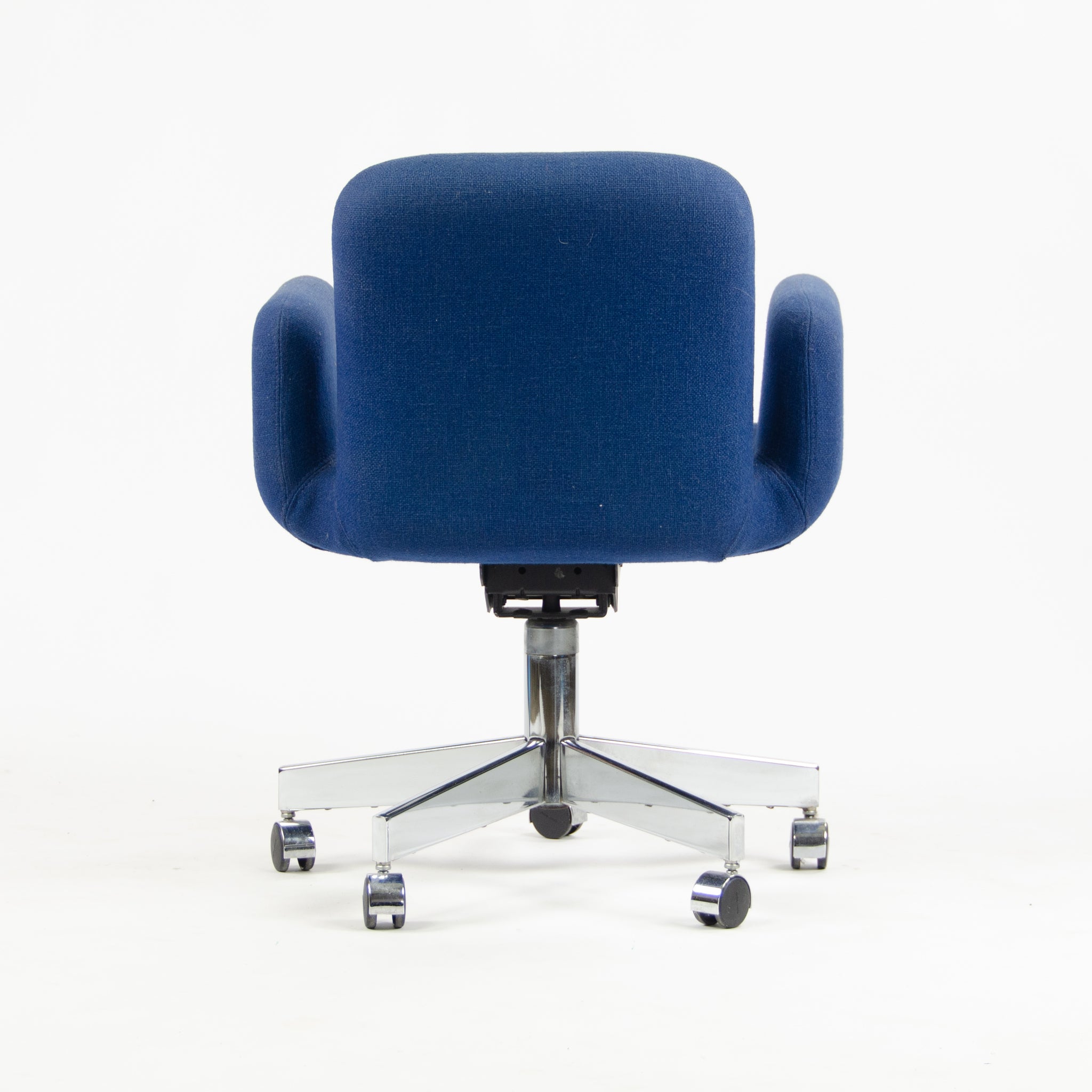 SOLD Castelli Rolling Office Chair Vintage Blue Hopsack