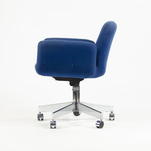 SOLD Castelli Rolling Office Chair Vintage Blue Hopsack
