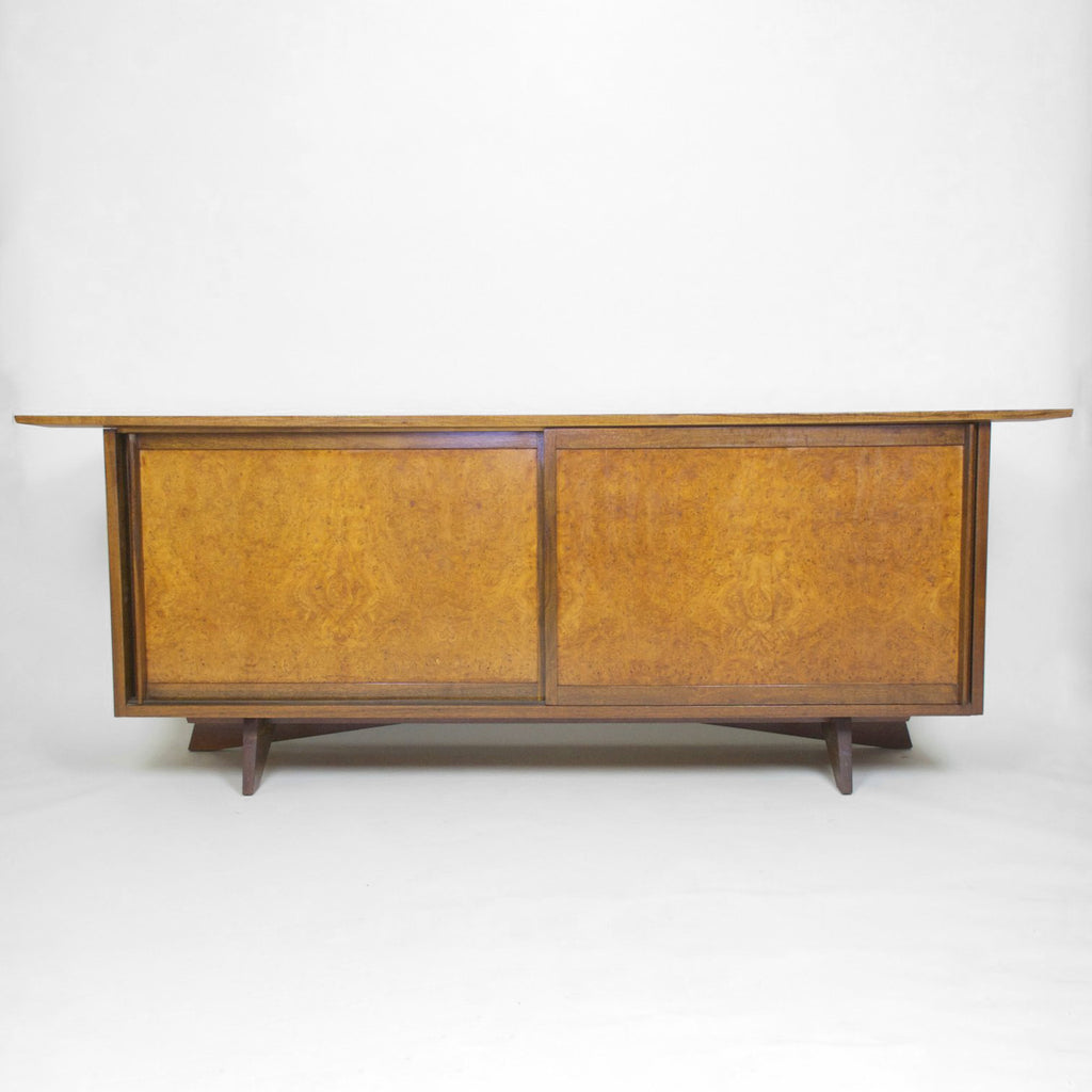 SOLD George Nakashima for Widdicomb Sundra Burl Credenza