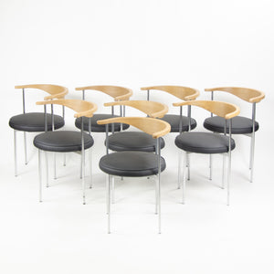 SOLD 1960's Vintage Frederik Sieck Fritz Hansen Model 3200 Dining Chairs Set of 8