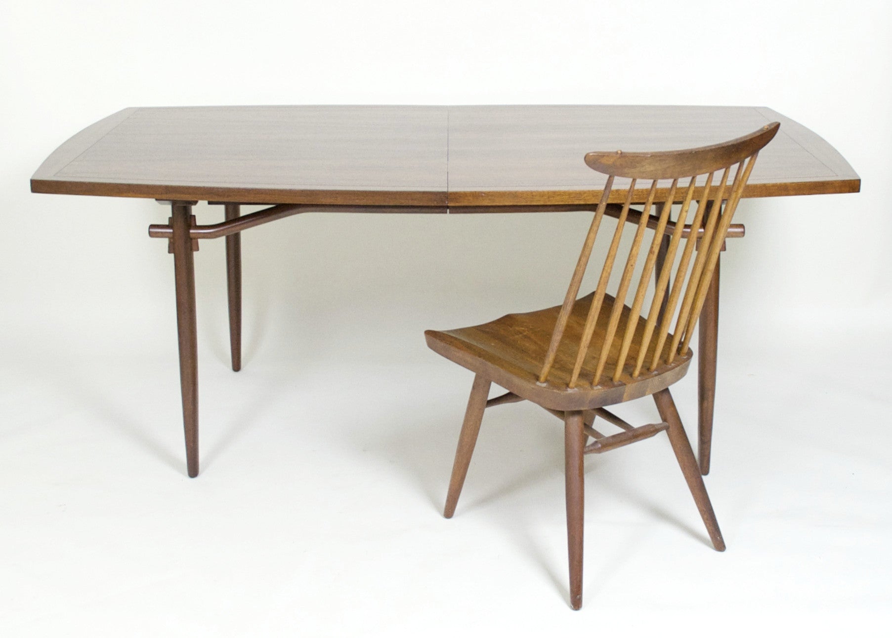 SOLD George Nakashima for Widdicomb Sundra Dining Table With Leaf