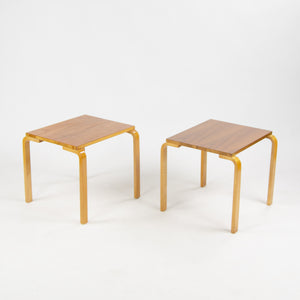 SOLD Alvar Aalto 1950's Pair of Side Table 81 by Finmar Finsven Finland