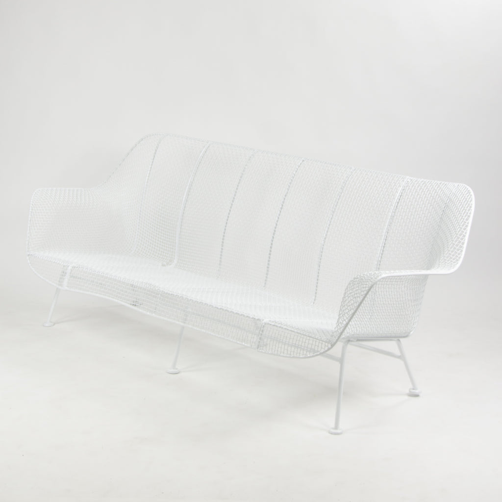 SOLD Russell Woodard Sculptura Outdoor Sofa New Powder Coated Finish Vintage