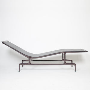 SOLD Eames Herman Miller Billy Wilder Gray and Eggplant Chaise Lounge Chair MINT