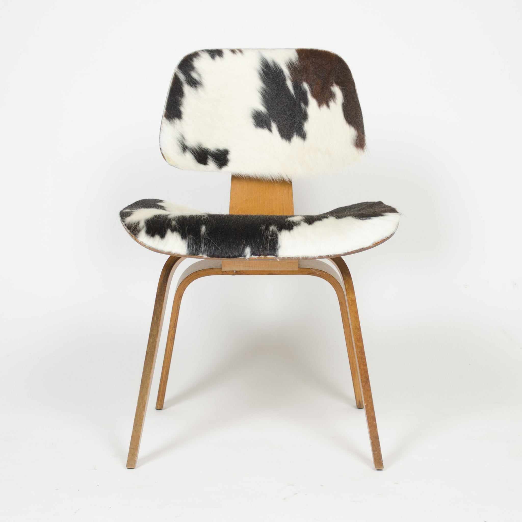 SOLD Vintage Eames Herman Miler 1950's Cowhide Ash DCW Chair