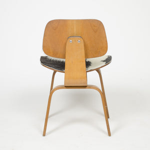 SOLD Vintage Eames Herman Miler 1950's Cowhide Ash DCW Chair