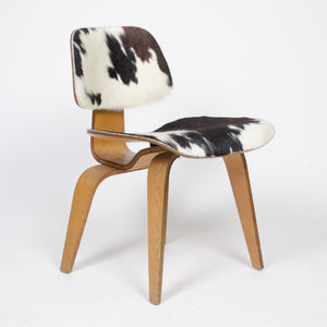 SOLD Vintage Eames Herman Miler 1950's Cowhide Ash DCW Chair