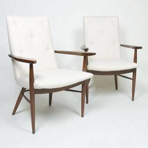 SOLD George Nakashima for Widdicomb Pair Of Origins Armchairs