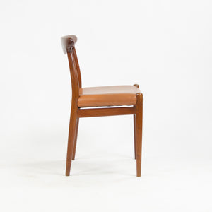 SOLD 6x Hans Wegner W2 & The Round Dining Chairs Johannes Hansen Denmark in Teak