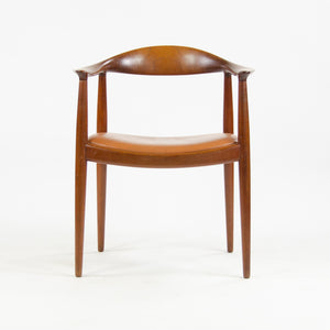 SOLD 6x Hans Wegner W2 & The Round Dining Chairs Johannes Hansen Denmark in Teak