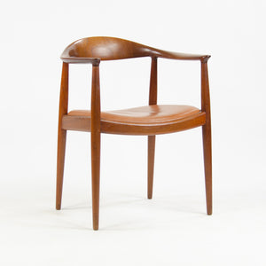 SOLD 6x Hans Wegner W2 & The Round Dining Chairs Johannes Hansen Denmark in Teak