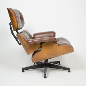 SOLD 1970's Herman Miller Eames Lounge Chair & Ottoman Rosewood 670 671 Brown Leather