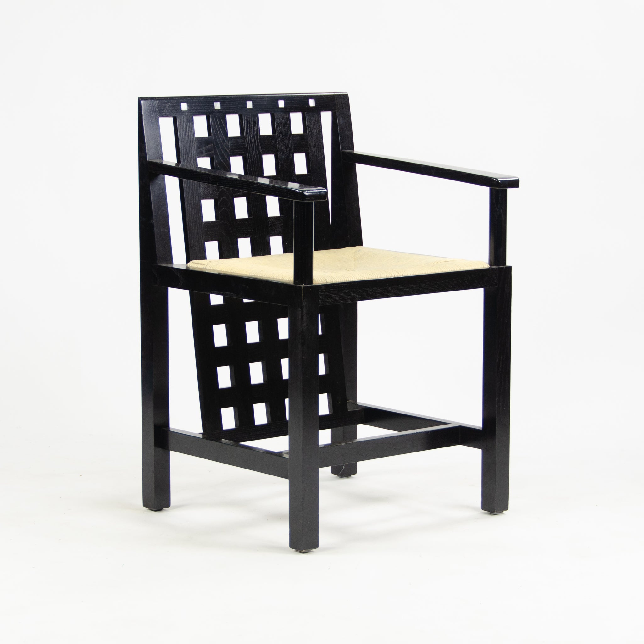 SOLD Charles Rennie Mackintosh Set of Six 324 DS3 Chairs + Dining Table Set Cassina