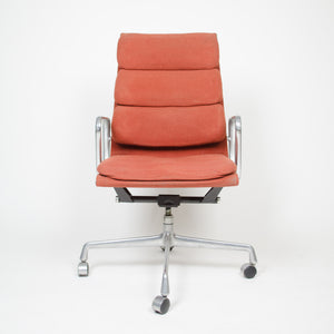 SOLD Fabric Eames Herman Miller High Back Soft Pad Aluminum Chair 1981