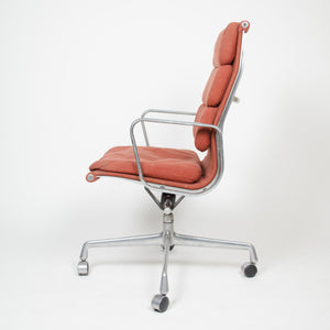 SOLD Fabric Eames Herman Miller High Back Soft Pad Aluminum Chair 1981