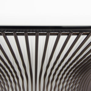 SOLD Knoll Warren Platner 36" Coffee Table Bronze Smoked Glass