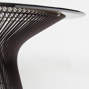 SOLD Knoll Warren Platner 36" Coffee Table Bronze Smoked Glass
