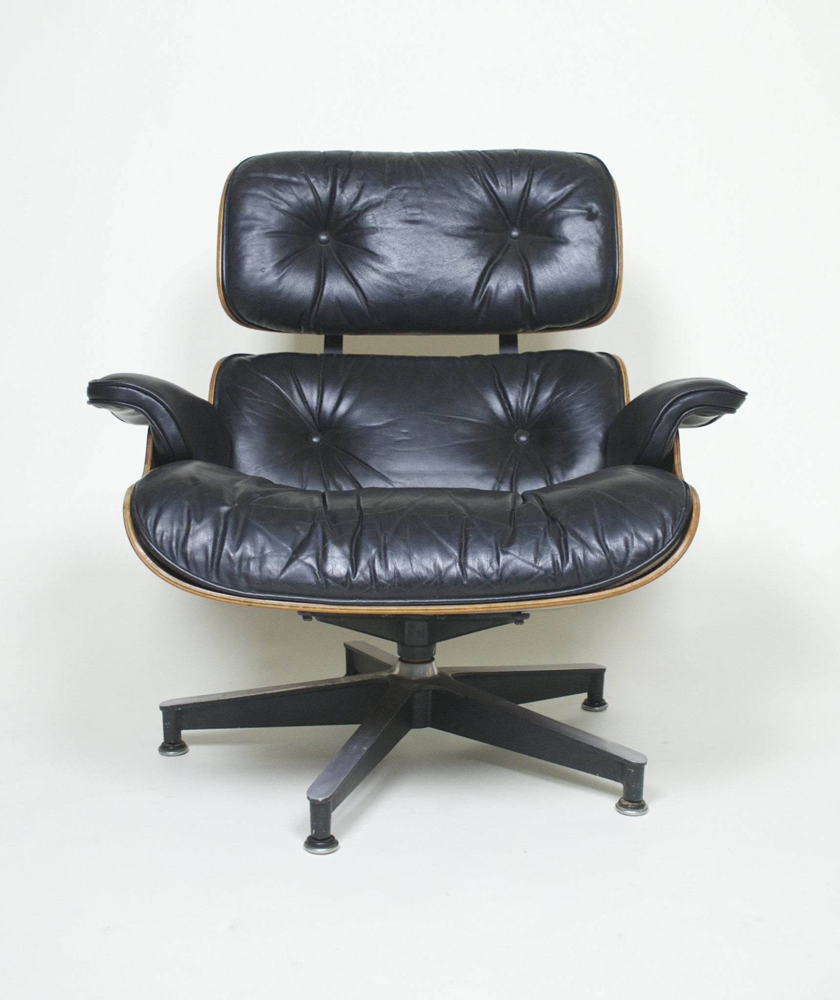 SOLD 1970's Herman Miller Eames Lounge Chair & Ottoman Rosewood 670 671