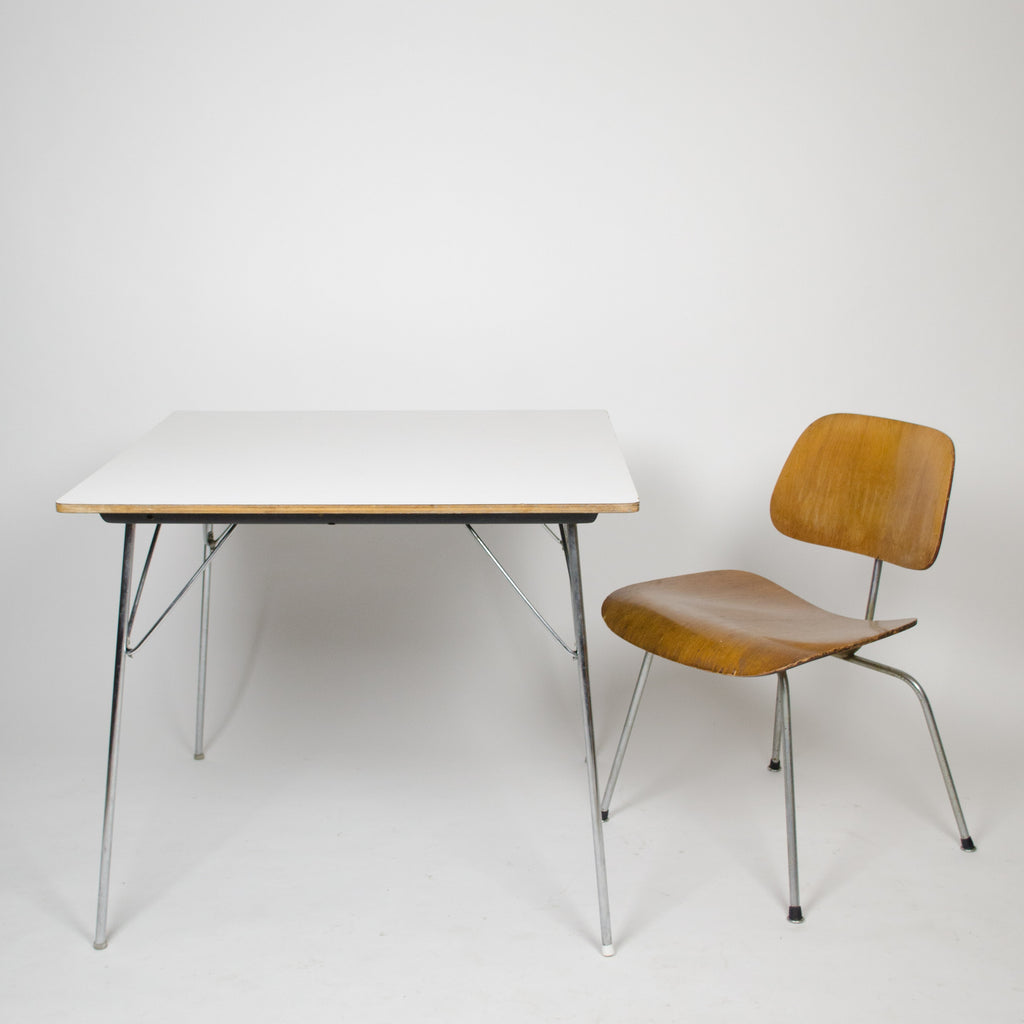 SOLD Eames Herman Miller Folding DTM 20 Square Dining Table Museum Quality