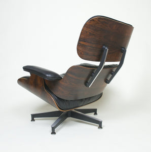 SOLD 1970's Herman Miller Eames Lounge Chair & Ottoman Rosewood 670 671