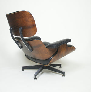 SOLD 1970's Herman Miller Eames Lounge Chair & Ottoman Rosewood 670 671