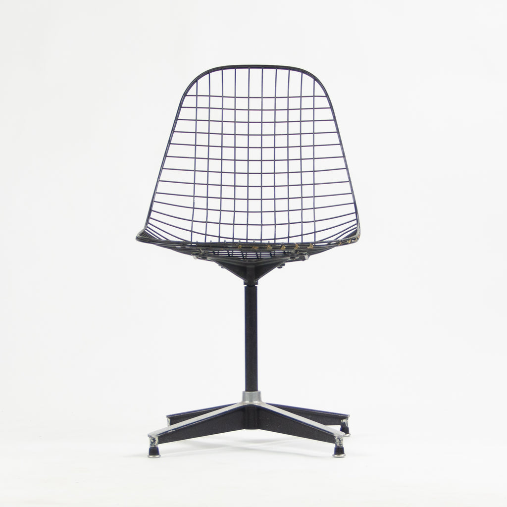 SOLD Herman Miller Eames 1955 Wire Shell Chair Rare 671 Pedestal Base