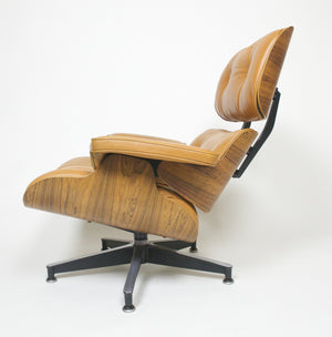 SOLD Herman Miller Eames Lounge Chair & Ottoman Rosewood 670 671 Set 2 1970's