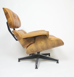 SOLD Herman Miller Eames Lounge Chair & Ottoman Rosewood 670 671 Set 2 1970's