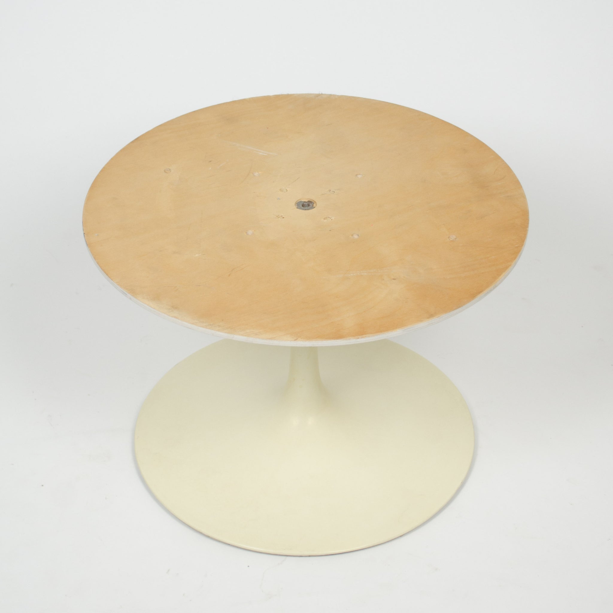 SOLD Eero Saarinen For Knoll 36 Inch White Marble Tulip Coffee Table 1960's