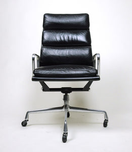 SOLD Museum Quality Eames Herman Miller Soft Pad High Back Aluminum Group Chair