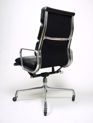 SOLD Museum Quality Eames Herman Miller Soft Pad High Back Aluminum Group Chair