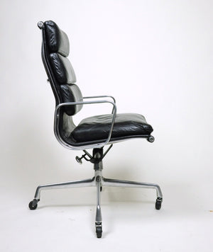 SOLD Rare Early Eames Herman Miller Soft Pad High Back Aluminum Group Chair