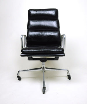 SOLD Museum Quality Eames Herman Miller Soft Pad High Back Aluminum Group Chair