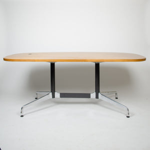 SOLD 2007 Eames for Herman Miller Segmented Dining Conference Table Aluminum Walnut