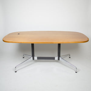 SOLD 2007 Eames for Herman Miller Segmented Dining Conference Table Aluminum Walnut