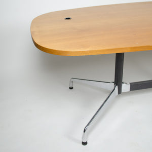 SOLD 2007 Eames for Herman Miller Segmented Dining Conference Table Aluminum Walnut